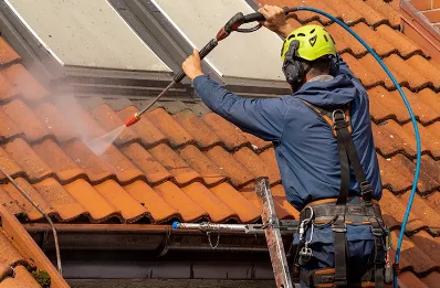 Démoussage et hydrofuge de toiture à Arfons
